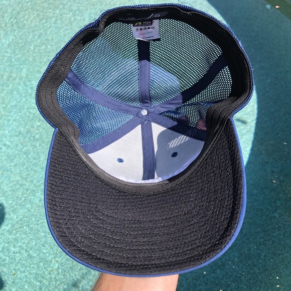 TaylorMade Navy Blue SIM2 TP5 A-Flex Mesh Golf Cap L-XL - Picture 7 of 11